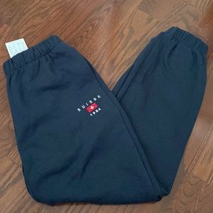 NWT brandy navy blue suisse rosa sweatpants